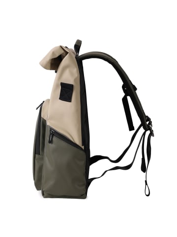 Hedgren hub Rucksack 59 cm in beige-olive