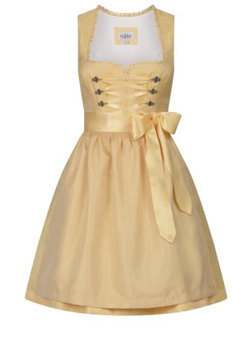 Nübler Midi Dirndl Gundula in Gelb
