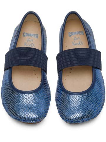 Camper Ballerinas " Right " in Silver Blau