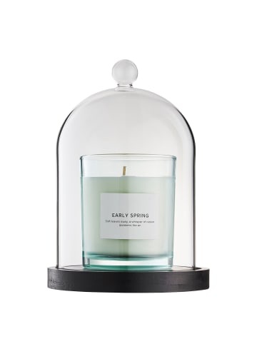 Butlers Glasglocke DOME für Duftkerzen in Schwarz