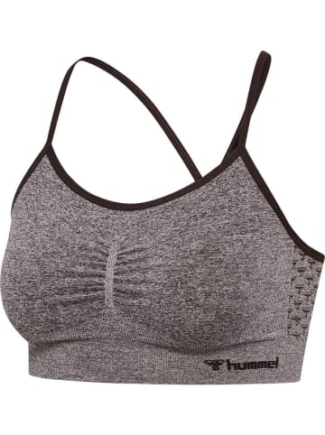 Hummel Sport-BH "Hmlci Seamless Scrunch Sports Bra" in Braun