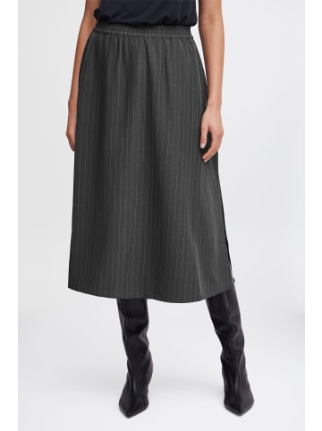 b.young A-Linien-Rock BYMMMIDDE LONG SKIRT - 20815546 eleganter Rock in Grau