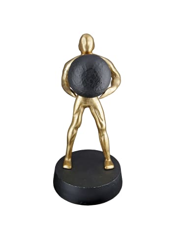 GILDE Skulptur Strong goldfarben - (H) 32 cm