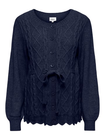 ONLY Strickjacke in Maritime Blue