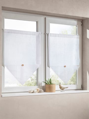 Heine Scheibengardine in offwhite