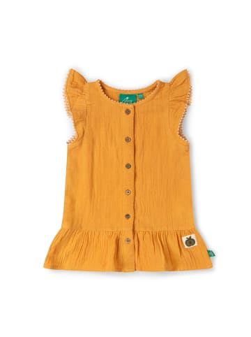 Little Green Radicals Kleid mit verlängerter Taille in Gold