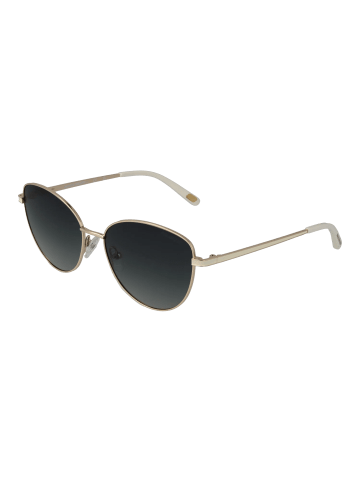 Skechers Frauen Sonnenbrille Rund Gold