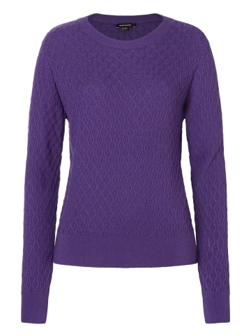 More & More Rautenstrickpullover in pure purple