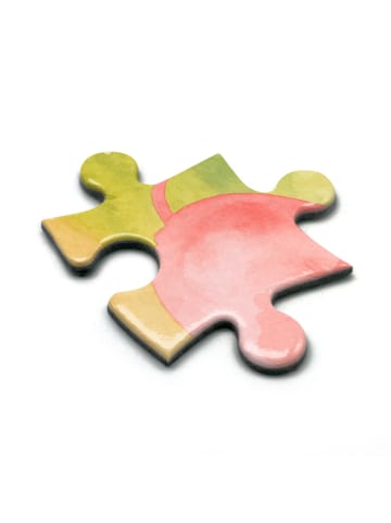 Mr. & Mrs. Panda Puzzle Axolotl Tanzen Design ohne Spruch in Weiß