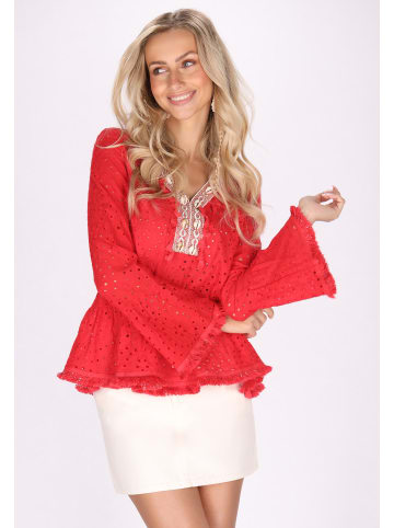 IZIA Bluse in Rot
