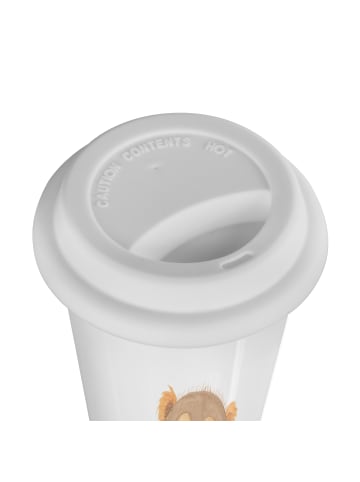 Mr. & Mrs. Panda ToGo Kaffeebecher Affe ohne Spruch in Weiß