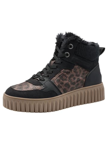 Marco Tozzi Stiefelette in BLACK COMB