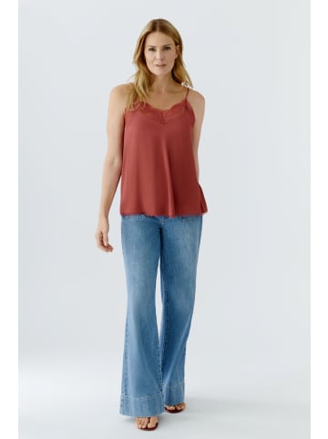 Oui Spaghetti Top in red pear