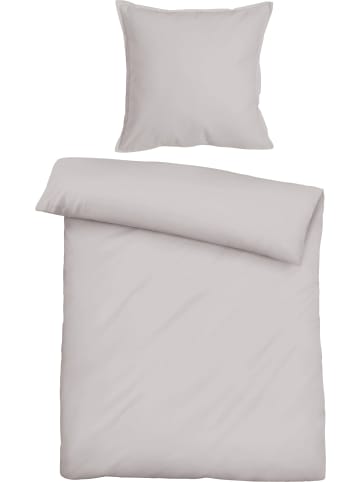 Biberna Edel-Perkal Bettwäsche in taupe