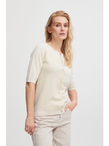 PULZ Jeans Strickjacke PZSARA Regular fit in Turtledove Melange