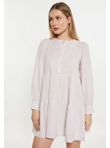 DreiMaster Maritim Damen Kleid in Helllila Wollweiss