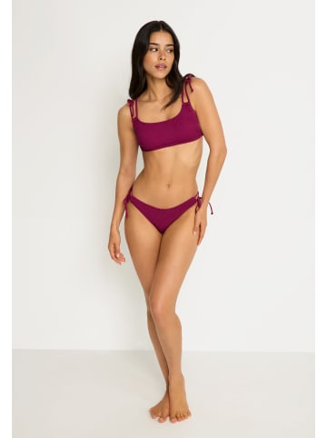 LSCN BY LASCANA Bustier-Bikini-Top in dunkle Beere