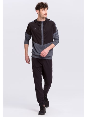 erima Squad Kapuzensweat in schwarz/slate grey