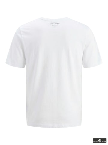 JACK & JONES PLUS T-shirt in Bright White