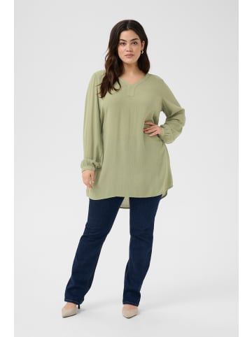 KAFFE curve Tunika KCami Regular fit in Oil Green