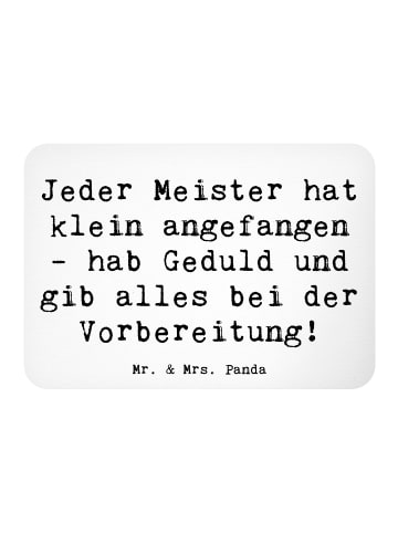 Mr. & Mrs. Panda Kühlschrankmagnet Spruch Wettkampfvorbereitung ... in Weiß