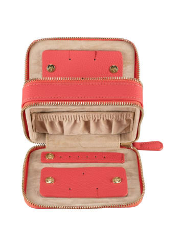 Windrose Aurora Schmuckkasten 13 cm in koralle