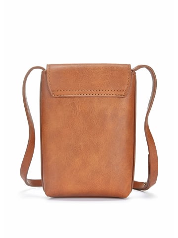 LASCANA Umhängetasche in braun-goldfarben