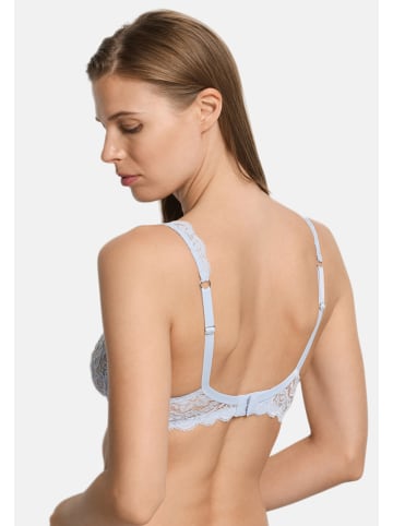 Hanro Soft Cup BH - ohne Bügel Moments in Blue dove