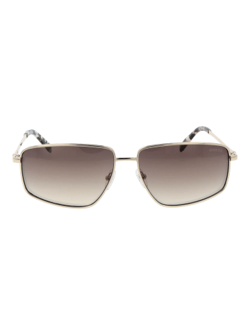 Guess Damen Sonnenbrillen Rechteck Gold
