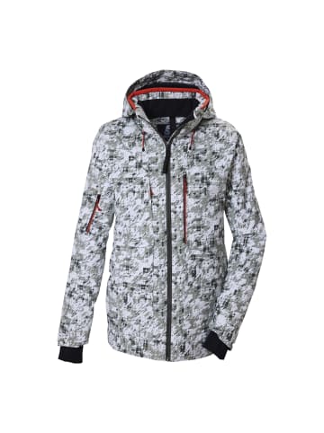Killtec Funktionsjacke mit abzippbarer Kapuze in Weiß951