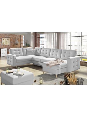 MF Design Ecksofa Thor  in Kunstleder Weiß in Weiß -  (L) 320 x (B) 320 x (H) 90 cm