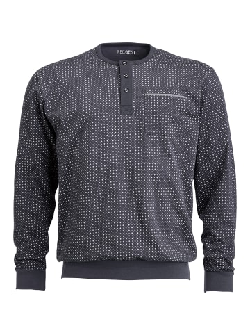 REDBEST Single-Jersey Schlafanzug in graphit