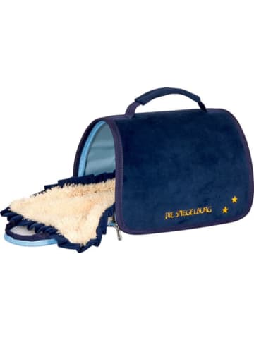 Die Spiegelburg Reisetasche für Plüschtiere, blau - Lustige Tierparade