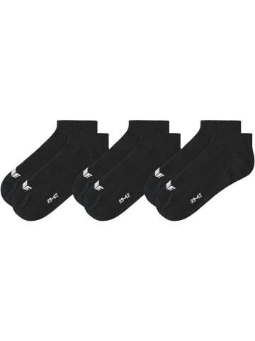 erima Socke "3-Pack Füßlinge" in Schwarz