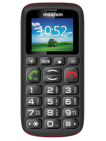 Maxcom Maxcom Comfort MM428 1.8´´ Dual SIM Handy, Mobiltelefon in Schwarz