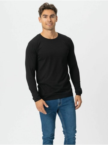 TeeShoppen T-Shirt Long-sleeved in Black