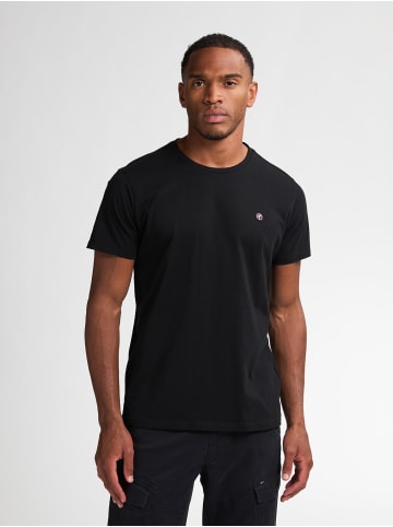 Petrol Industries T-Shirt mit Logo Windward in Schwarz