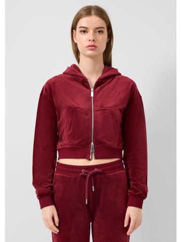 QS Sweatshirt in 3900_bordeaux