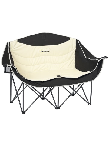 Outsunny Campingstuhl,143cm x 50cm x 90cm,braun