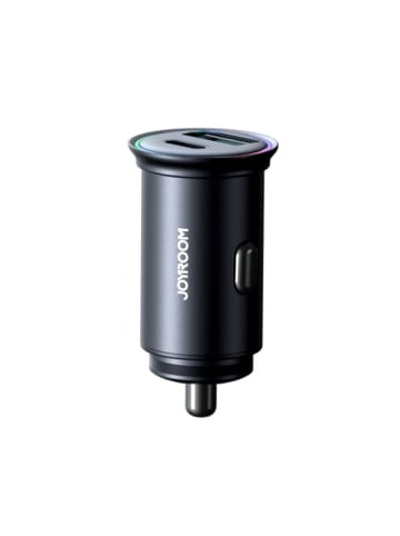 Mcdodo Zigarettenanzünder-Ladegerät 60W USB-A USB-C Mini-Ladegerät Schwarz