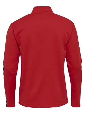 Hummel Halbreißverschluss Sweatshirt Hmlauthentic Kinder in TRUE RED
