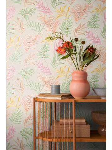 A.S. Création Tapete Tropical Breeze in Weiß-Pastel 