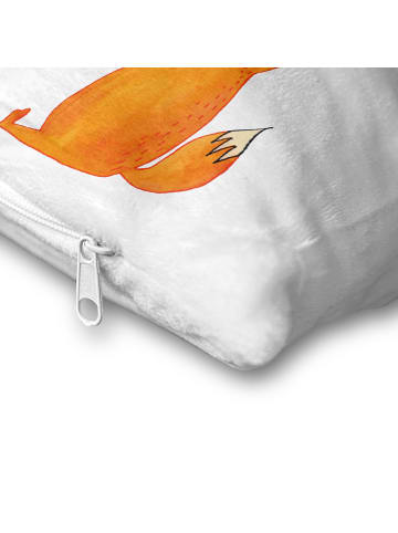 Mr. & Mrs. Panda Kuschelkissen Füchse Liebe ohne Spruch in Weiß