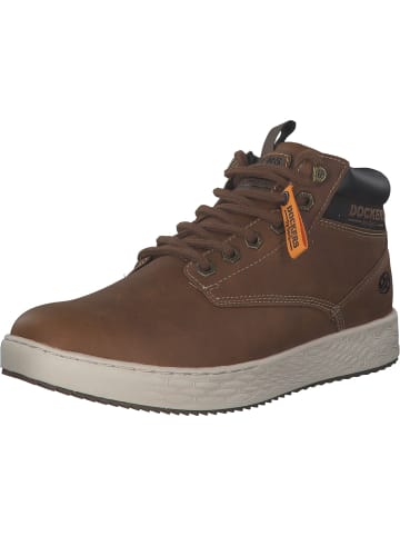 DOCKERS Winterstiefel in cognac