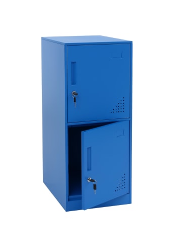 MCW Spind P63 2 Türen, Blau