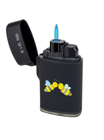 Mr. & Mrs. Panda sturmfeuerzeug Biene Liebe ohne Spruch in Schwarz