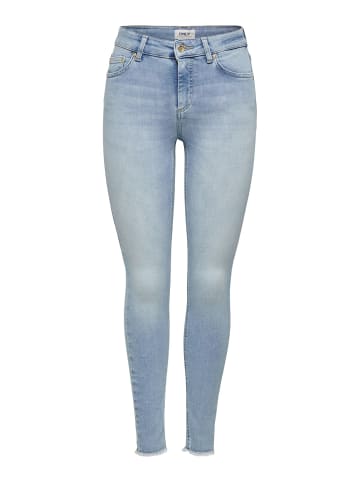 ONLY kinny Fit Jeans Stoned Washed Stretch Denim ONLBLUSH in Blau