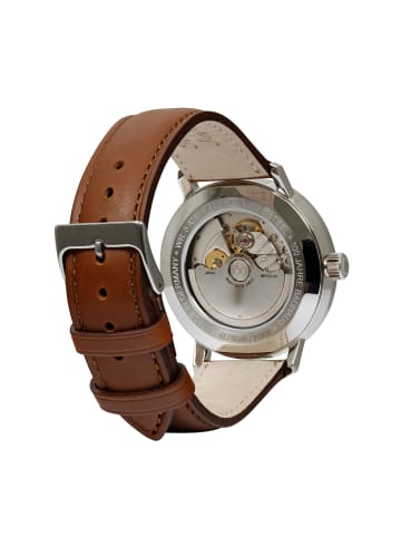 Iron Annie Automatikuhr Herrenuhr mit Lederarmband 5060 in beige