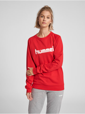 Hummel Sweatshirt Raglanärmel Hmlgo Damen in TRUE RED