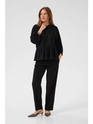 CULTURE Langarm-Bluse CUurta Relaxed fit in Black